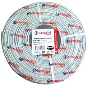 Resim Ersan Kablo 2+1 0.22MM Cu Bakır 250 Metre Güvenlik Kamera Kablosu 