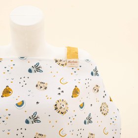 Resim Çift Katlı Muslin Emzirme Önlüğü - Zoo 