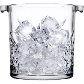 Resim Şık Maşalı 1000CC Buzluk Buz Kovası, Turuncu Renkli 