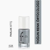 Resim Flormar Full Color Ekstra Yoğun Pigmentli Oje FC28 Urban Escape 