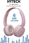 Resim Hytech Kzl Teknoloji Batty Pembe Tf Kart Özellikli Bluetooth Kulaklık HY-XBK44 