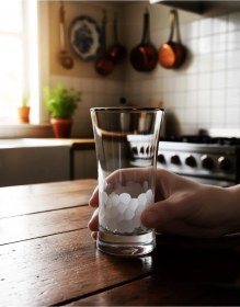 Resim Paşabahçe Petek Dekor Gümüş Su Ve Meşrubat Bardağı 6 Adet Şeffaf 