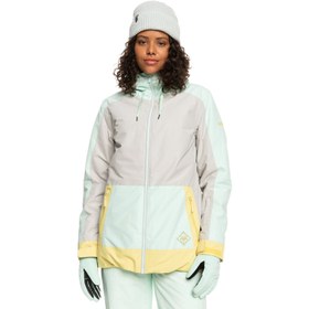 Resim Roxy Ravine Hoodie Kadın Gri Snowboard Ceketi 