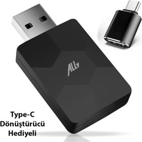 Resim Kablosuz Carplay & Android Auto Adaptörü - Apple ve Android Cihazlar Için Evrensel Wireless Carplay Çevirici 