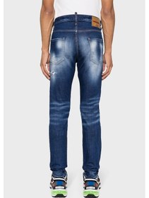 Resim Dsquared2 Erkek Kot Pantolon S74lb1452 S30663 470 Lacivert 