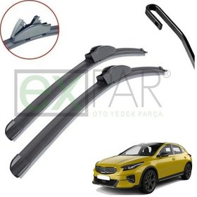 Resim X-ceed Uyumlu Ön Cam Silecek Süpürgesi Takımı 2019 - 2024 Model X Ceed Ön Silecek Sağ Sol 