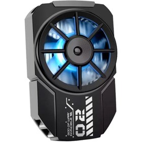 Resim mudikonsept DL-A2 Cep Telefonu Soğutma Fanı Gamer Uyumlu Oyuncu Radyatör Soğutucu-(5775) - MDE5008-8887 