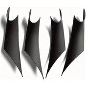 Resim Xuweiwei Black-4 Pcs Bmw 3/4 Serisi F30 F31 F32 F36 2012-2019 Sağ Kapı İç Kolu Tutamak Kaportası 