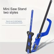 Resim 25.4cm Bi-Metal Bıçaklı Kompakt Metal Mini Testere - Plastik Yüzeyler, Açılı Kesim, Evde DIY Projeler için İdeal 