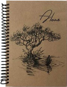 Resim Tokaç Kraft Spiralli Defter 80 Yaprak Çizgili 14 X 21 Cm A5 