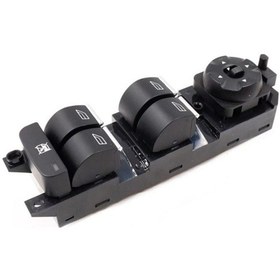 Resim Ford Focus Sol Dörtlü Cam Düğmesi Anahtarı Krom Katlanır Ayna 