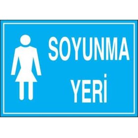 Resim Genel Markalar Kadın Soyunma Yeri YAPIŞKANLI STİCKER 15X25 CM 