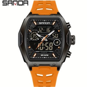 Resim ERKEK&KADEME Çok Fonksiyonlu Spor Saati, Işıklı Dijital Ekran, Kronometre, Alarm Saat, 5ATM Yüksek Kalite, Dayanıklı Silikon Kayış ve Şarap Fıçısı Tasarım, İş & Günlük Yaşam İçin Uygun 