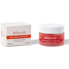 Resim Nemlendirici Dudak Peelingi Sweet Kisses Lip Scrub Karpuz Aromalı Şeker Partiküllü Shea Yağlı 30 Gr 