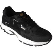 Resim Jump Kadın Siyah Kalın Taban Fileli Memory İç Taban Sneaker Spor Ayakkabı Siyah 