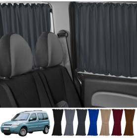 Resim Oto Pandami Citroen Berlingo 1.nesil 1996-2009 Uyumlu Füme Raylı Oto Perde Takımı 