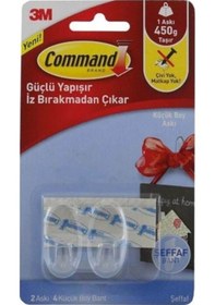 Resim 3M Command Şeffaf Askı Küçük Boy 