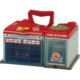 Resim Mega Oyuncak Express Wheels Metal Araçlı Çantalı Itfaiye Seti 