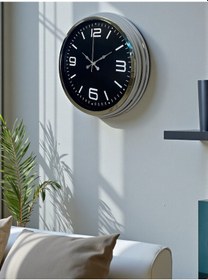 Resim Büro Ev Ofis Hediyesi İçin 40cm Krom Stil Trend Model Duvar Saati Diğer 