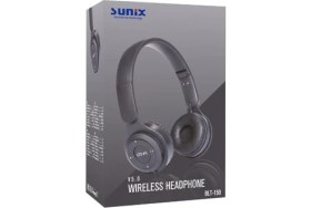 Resim Sunix 120 Saat Bekleme Süreli V5.0 Kulak Üstü Bluetooth Kulaklık Siyah BLT-150 