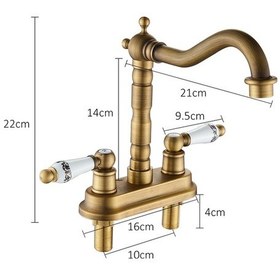 Resim Banyo Lavabo Bataryası Ankastre Antik 