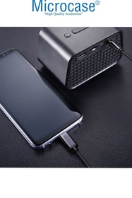 Resim Microcase Type-c To 3.5mm Konektör Aux Ses Kablosu 1m - Siyah 