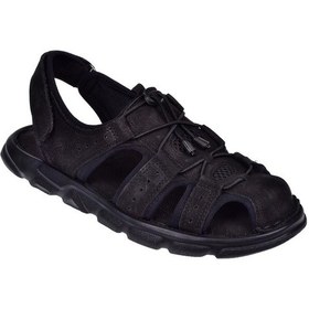 Resim Pullman Hakiki Deri Burnu Kapalı Erkek Sandalet Voy-4870 Siyah Nubuk-siyah Nubuk Siyah Nubuk 