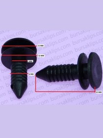 Resim bursaklips GÖĞÜS İZOLE KLİPSİ W701194 (5 ADET) 