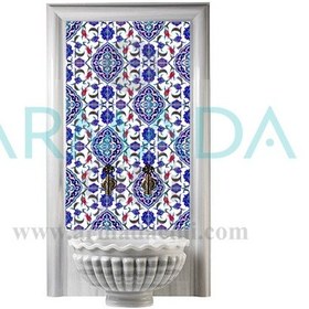 Resim Armada Çini 60X100 CM Ac 44 Osmanlı Serigraf Türk Hamamı Pano 