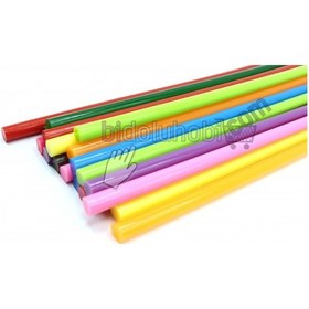 Resim Silikon Çubuk Renkli Ince 7 Mm 12 Adet 