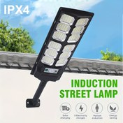 Resim Yüksek Parlaklıkta Hareket Sensörlü Solar LED Sokak Lambası, Ticari Tavan Lambası, Uzaktan Kumandalı Garaj Işığı Sokaklar, Bahçeler ve Çitler için Uygun 