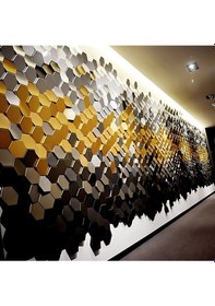 Resim Diecor Norm 3 Boyutlu Dekoratif Benzersiz Duvar Paneli Siyah 16 X 14 Model:xa04 