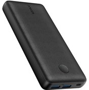 Resim Anker PowerCore Select 20000 mAh Taşınabilir Hızlı Şarj Cihazı - PowerIQ 2.0 18W Çift Çıkışlı Powerbank - Siyah - A1363 Anker