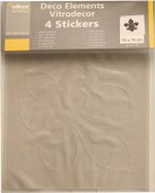 Resim Alkor Buzlu Cam Görünümlü Şeffaf Desenli Dekoratif Cam Süsü (370278238) 