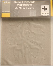 Resim Alkor Buzlu Cam Görünümlü Şeffaf Desenli Dekoratif Cam Süsü (370278238) 