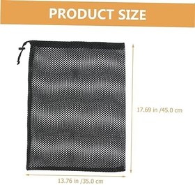 Resim KOMBIUDA File Saklama Çantaları 10lu Set Bağcıklı Erkek Ve Kız Yüzme Çantası Çamaşırhane Golf Ekipmanları Kompakt Siyah 