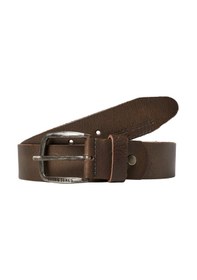 Resim Jack & Jones Jacpaul Leather Belt Noos Erkek Koyu Gri Kemer - 12111286 Koyu Gri 