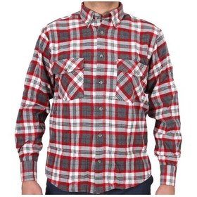 Resim Kıslık Kalın Bol Kesım Oduncu Gömlek 1 Kırmızı 