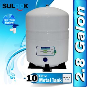 Resim Sulook Su Arıtma Deposu.Su Arıtma Tankı (2.8 Galon) 10 Litre Metal Tank Flt20231308 