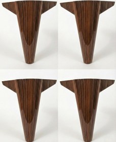 Resim Mobilya Kanepe Tv Ünitesi Koltuk Ayağı 15 Cm Plastik Ahşap Desenli Baza Ayakları 4 Adet Ahşap 