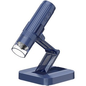 Resim Yaleker Usb El Tipi Dijital Mikroskop W1-b Mavi - 50-1000x Büyütme, 1mp Hd, 1080p Foto/video, 8 Led, Mac/android Desteği 