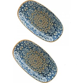 Resim Bonna Alhambra 19 cm Oval Tabak 2'li 