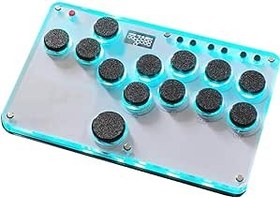 Resim VENYAA Slim Finger Joystick Full Button Arcade Fight Controller As Shown Game Controller with Light Function for Favorite Arcade Game 
