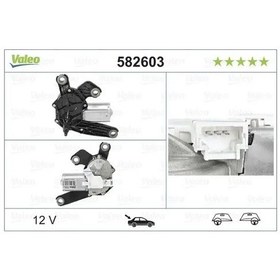 Resim Citroen C3 Silecek Motoru Arka 2003-2024 Valeo 582603 