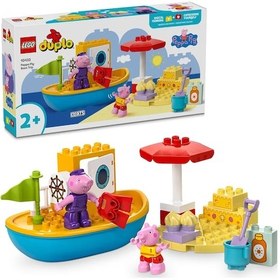Resim LEGO® DUPLO® Peppa Pig Tekne Gezisi 10432 - 2+ Eğitici Oyuncak Yapım Seti (23 Parça) 