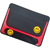 Resim caraks Kaydırmaz Silikonlu Ped Araç Göğüs Torpido Ev Ofis Çok Amaçlı Emoji Desenli 17,5 cm x 13 cm 