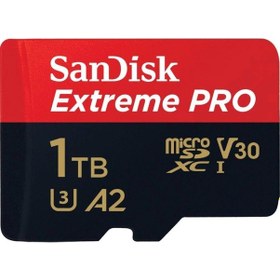 Resim Sandısk Extreme Pro SDSQXCD-1T00 1 TB Micro SD Hafıza Kartı 
