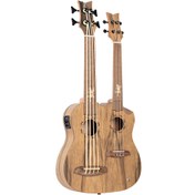 Resim Ortega Custom Built Series HYDRA-BSTE Tenor Double Neck, Ukebass Ukulele (Dao Narural) 