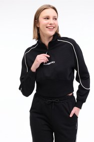 Resim WL NELLY 16SF507 5FX Siyah Kadın Sweatshirt 