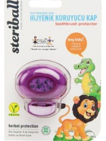 Resim Steriball Çocuklar için Diş Fırçası Koruma Kabı 